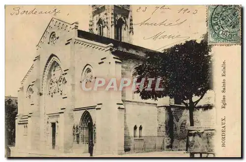 Ansichtskarte AK Bordeaux Eglise Sainte Eulalie