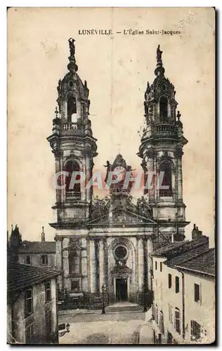 Cartes postales Luneville Eglise Saint Jacques