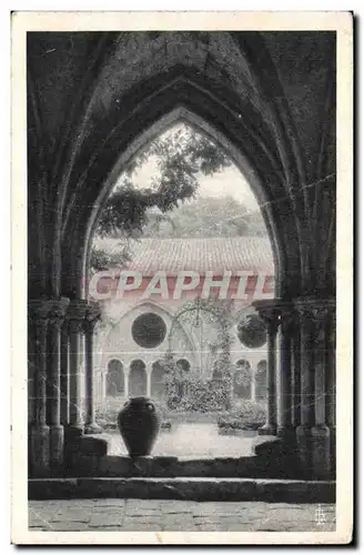 Cartes postales Abbaye de Fontfroide Le cloitre