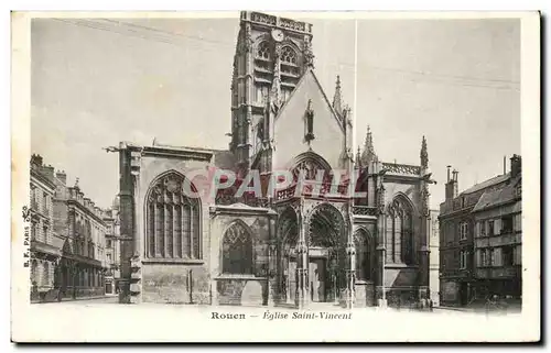 Cartes postales Rouen Eglise Saint Vincent