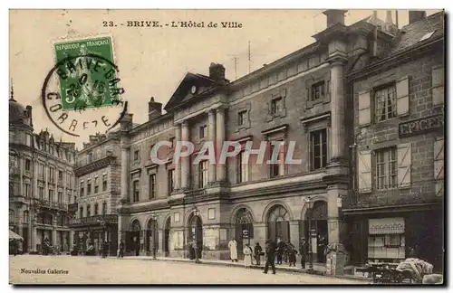 Cartes postales Brive L'hotel de ville