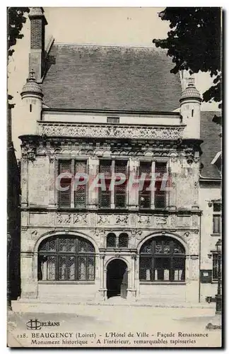 Ansichtskarte AK Beaugency L&#39hotel de ville Facade Renaissance