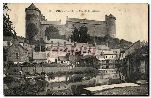 Cartes postales Vitre Vue de la Vilaine lavandieres