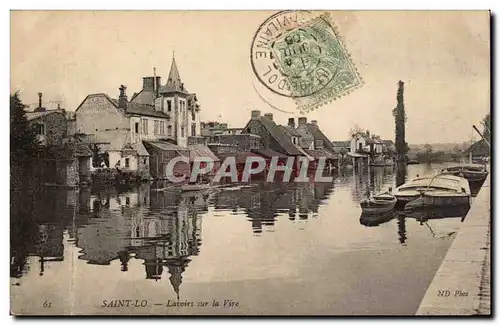 Cartes postales Saint Lo Lavoirs sur la Vire