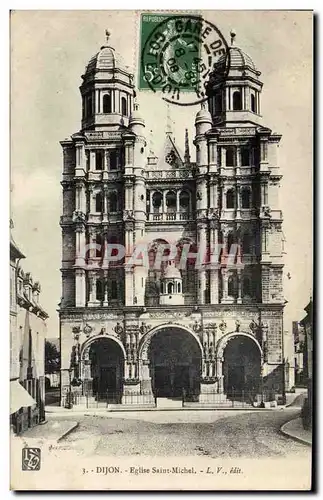 Cartes postales Dijon Eglise Saint Michel