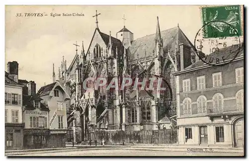 Cartes postales TRoyes Eglise Saint Urbain