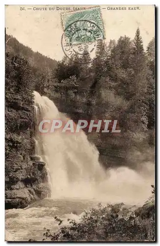 Cartes postales Chute du Doubs Grandes eaux