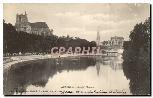 Cartes postales Auxerre Vue sur l&#39Yonne