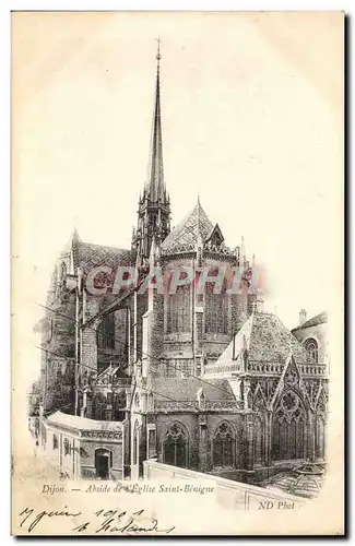 Cartes postales Dijon Abside de l&#39eglise Saint Benigne