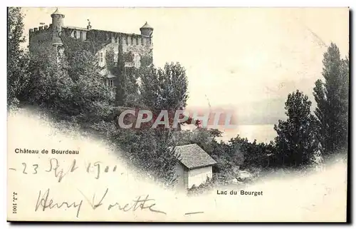 Cartes postales Lac du Bourget Chateau de Bourdeau