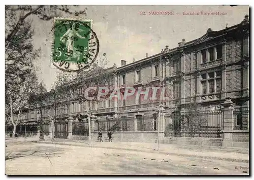 Cartes postales Narbonne College Victor Hugo