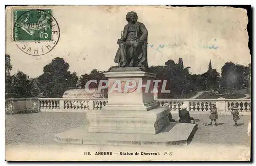 Cartes postales Angers Statue de Chevreul