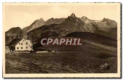 Pyrenees Cartes postales Route thermale Eaux Bonnes argeles Gazost Le col d&#39Aubisque