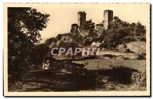 Pyrenees Cartes postales Argeles Gazost Ruines du chateau de Beaucens