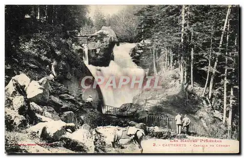 Ansichtskarte AK Cauterets Cascade de Cerisey