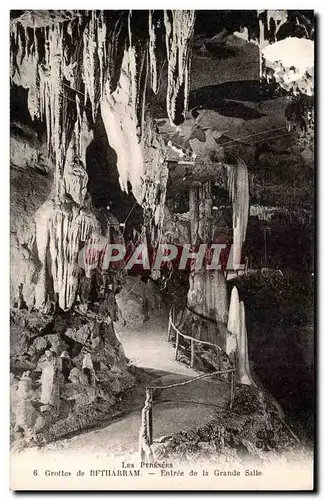 Ansichtskarte AK Grottes de Betharram Entree de la grande salle