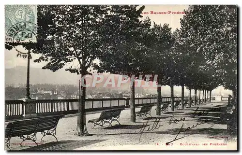 Cartes postales Pau Boulevard des Pyrenees