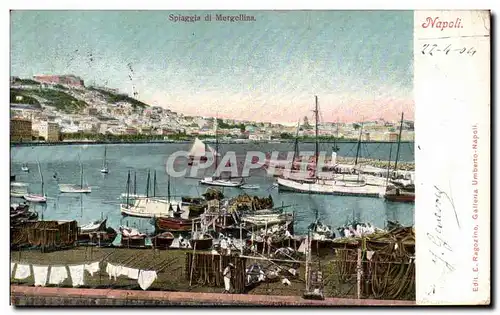 Cartes postales Italie Italia Napoli Spiaggia di Mergollina