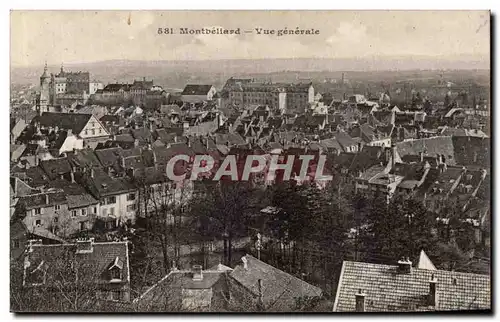 Cartes postales Montbeliard Vue generale