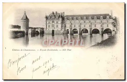 Ansichtskarte AK Chateau de Chenonceaux Facade occidentale