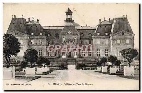 Ansichtskarte AK Melun Chateau de Vaux le Vicomte