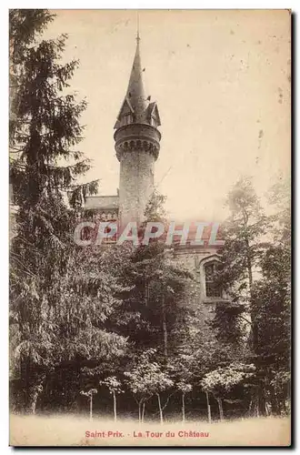 Saint Prix Cartes postales La tour du chateau