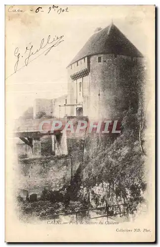 Cartes postales Caen Porte de secours du chateau