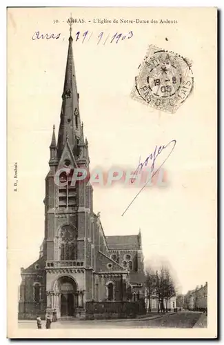 Cartes postales Arras L&#39eglise de Notre DAme des Ardents