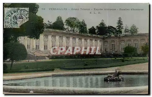 Ansichtskarte AK Versailles Grand Trianon Facade exterieure Escalier d&#39honneur