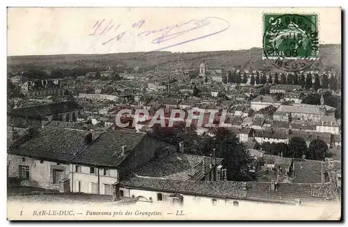 Cartes postales Bar le Duc Panorama pris des Grangettes