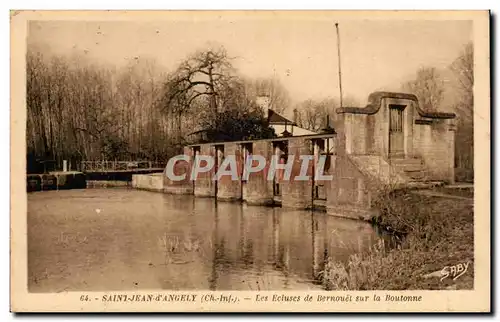 Cartes postales Saint Jean d&#39Angely Les ecluses de Bernouet sur la Boutonne