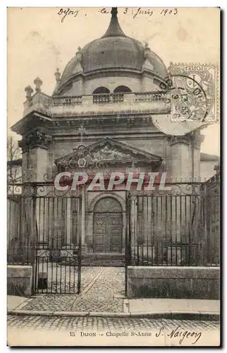 Ansichtskarte AK Dijon Chapelle Ste Anne