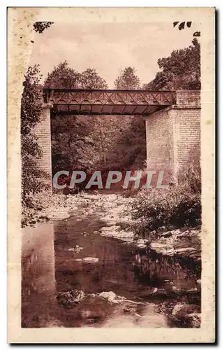 Ansichtskarte AK Gargilesse La Gargilesse au pont rouge