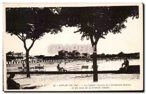 Cartes postales Royan Le casino ( Redon ) et un coin de la grand corniche