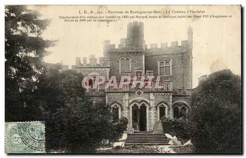 Cartes postales Environs de Boulogne sur mer Le chateau d&#39Hardelot