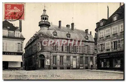 Cartes postales Avallon Hotel de Ville