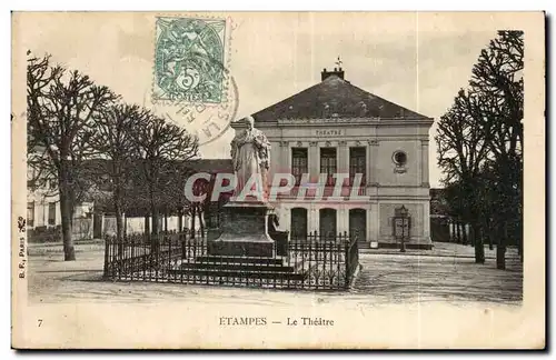 Cartes postales Etampes Le theatre