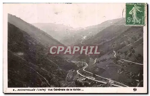 Cartes postales Rochetaillee Vue generale de la vallee