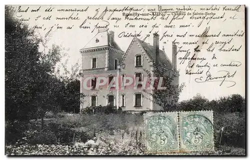 Cartes postales Romilly sur Aigre Chateau de Sainte Barbe