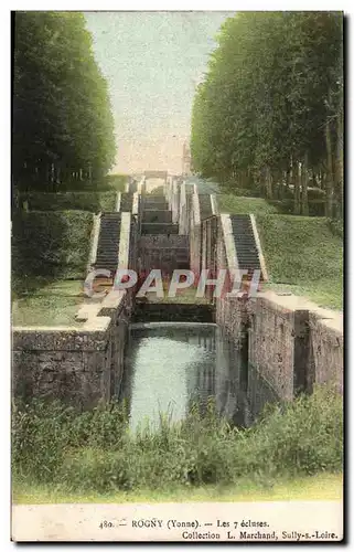 Cartes postales Rogny Les 7 ecluses