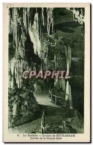 Cartes postales Grottes de Betharram Entree de la grande salle