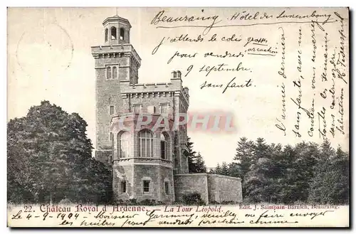 Cartes postales Chateau royal d&#39Ardenne La tour leopold