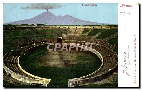 Ansichtskarte AK Italie Italia Pompei L&#39anfiteatro