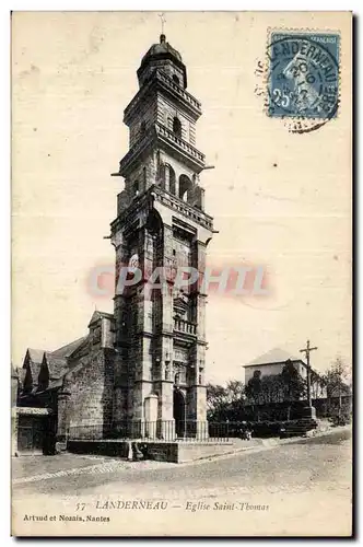 Ansichtskarte AK Landerneau Eglise Saint Thomas