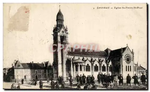 Cartes postales Epernay Eglise St Pierre St paul