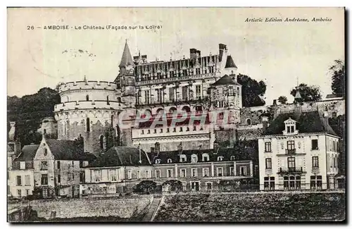 Cartes postales Amboise Le chateau