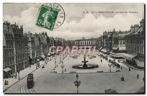 Cartes postales Bordeaux Alllees de Tourny