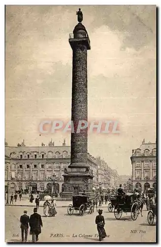 Cartes postales Paris Colonne Vendome