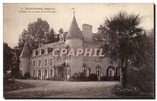 Cartes postales Desertines Chateau de la Haye