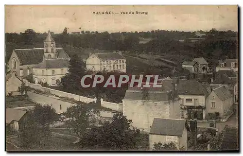 Cartes postales Villaines Vue du bourg